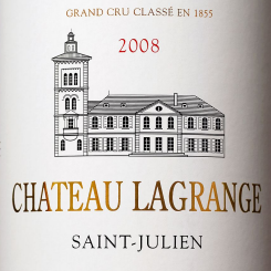 2008 Chateau Lagrange, St Julien - 'offering unwavering flavours and excellent persistency' JA