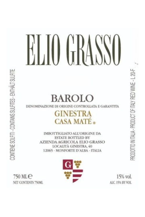 Elio Grasso, Barolo, Ginestra Vigna Casa Maté 2009 6x75cl