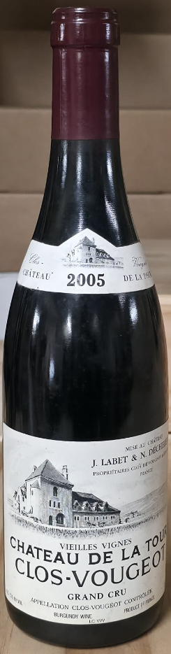 Château de La Tour, Clos de Vougeot Grand Cru, VV 2005 1x75cl