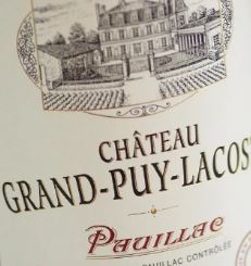 BORDEAUX 2025 EN PRIMEUR - Chateau Grand Puy Lacoste