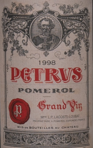 TIME TO BUY? 1998 Petrus - 100 points and 26% down from peak (A third pristine case this year.)
