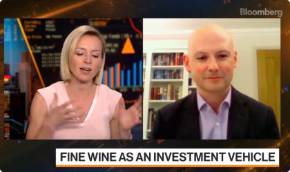 Live on Bloomberg - Simon Larkin MW Discusses Atlas' Inaugural 'The Great Domaine Leroy Auction'