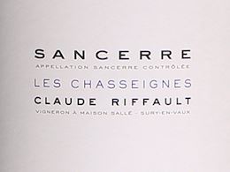2023 Sancerre, Chasseignes, Claude Riffault - 'A really classy example that is so ready to go.'