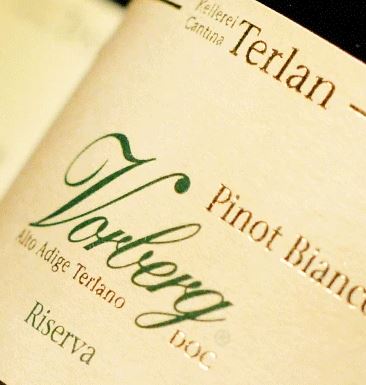 2024 Pinot Bianco, Vorberg, Cantina Terlan: 'an automatic purchase'