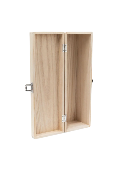 Wooden Single Magnum (150cl) Gift Box with Hinged Lid Box