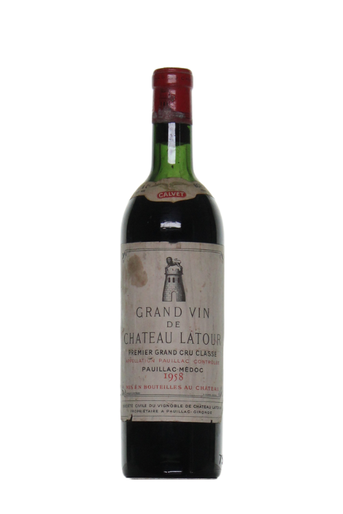 Château Latour, 1er Cru Classé, Pauillac 1958 1x75cl
