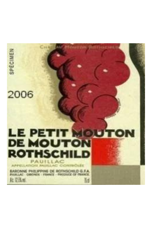 Le Petit Mouton de Mouton Rothschild, Paulliac 2006 6x150cl