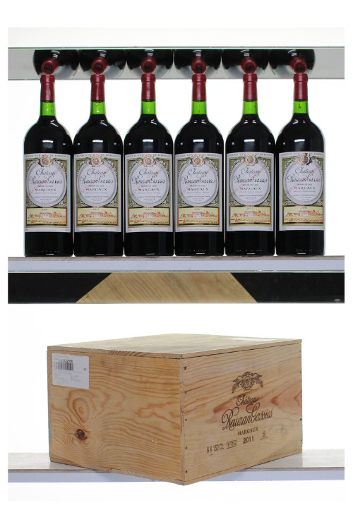 Château Rauzan-Gassies, 2ème Cru Classé, Margaux 2011 6x150cl
