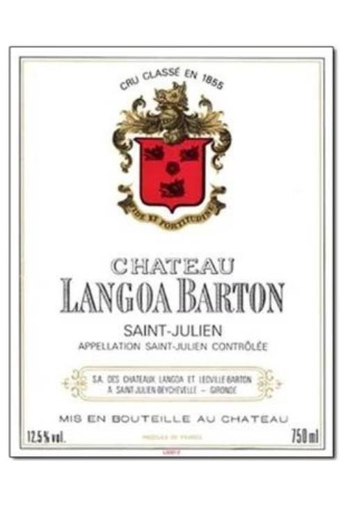 Château Langoa-Barton, 3ème Cru Classé, St Julien 2023 6x75cl
