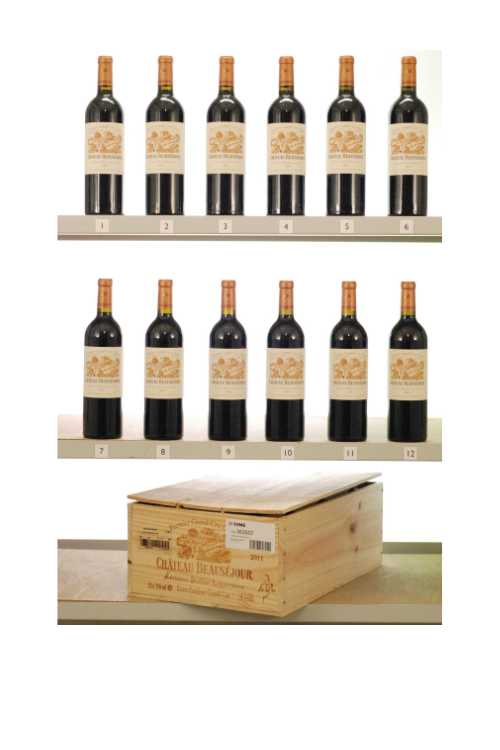 Château Beauséjour (Duffau-Lagarrosse), Grand Cru Classé, St Emilion  2011 12x75cl