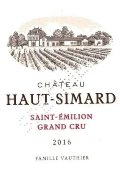 Château Haut-Simard, Saint-Emilion 2016 12x75cl