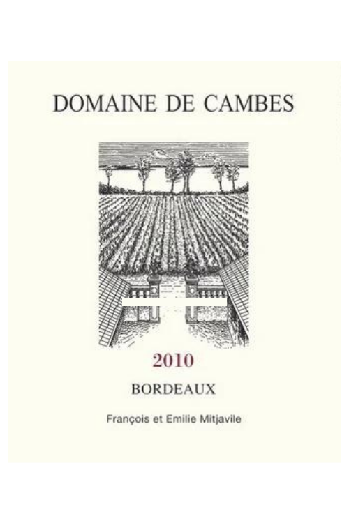 Domaine de Cambes, Bordeaux 2018 6x75cl