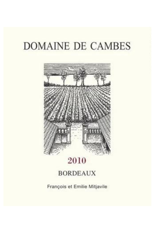 Domaine de Cambes, Bordeaux 2020 6x75cl