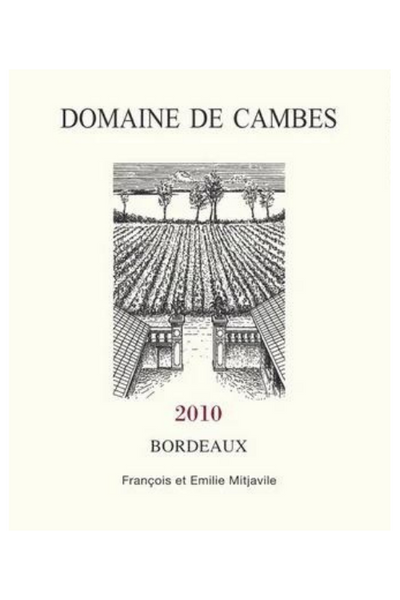 Domaine de Cambes, Bordeaux 2020 6x75cl