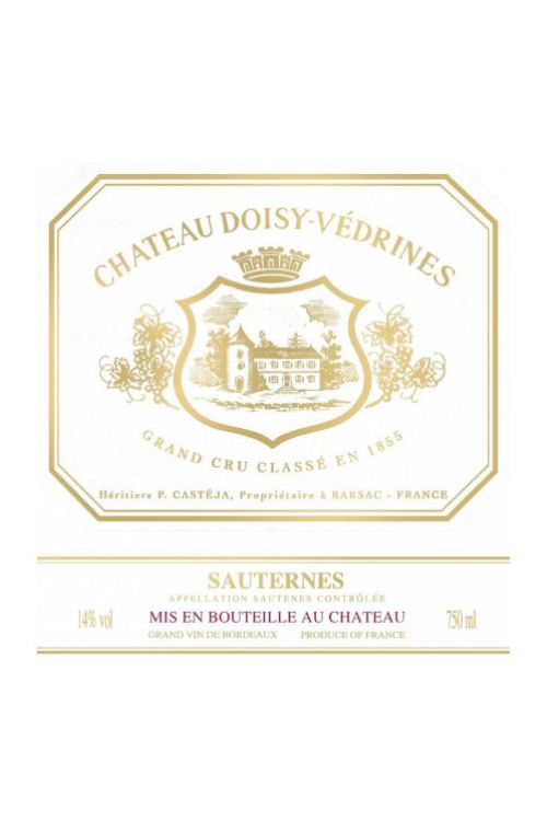 Château Doisy-Vedrines, 2ème Cru Classé, Sauternes 2005 12x75cl