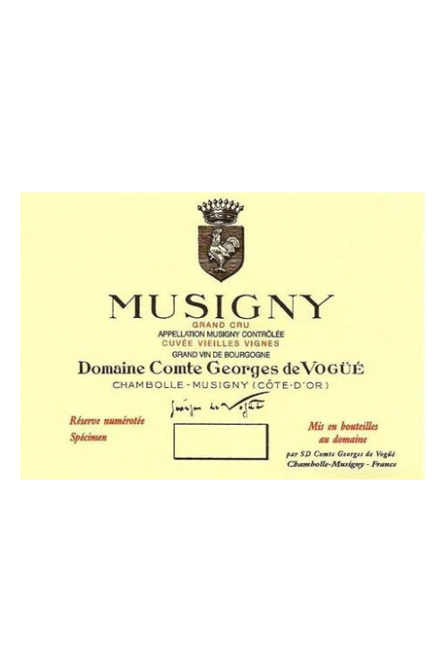 Comte Georges de Vogüé, Musigny Grand Cru, Vieilles Vignes 2012 6x75cl