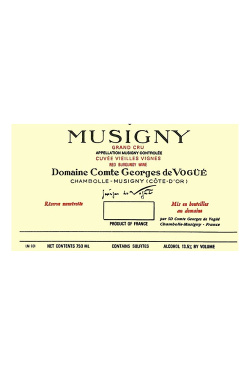 Comte Georges de Vogüé, Musigny Grand Cru, Vieilles Vignes 2019 6x75cl