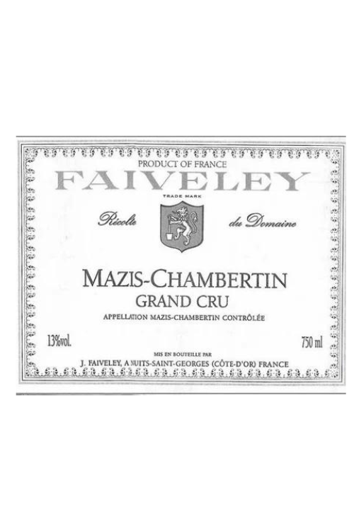 Domaine Faiveley, Mazis-Chambertin Grand Cru 2016 6x75cl