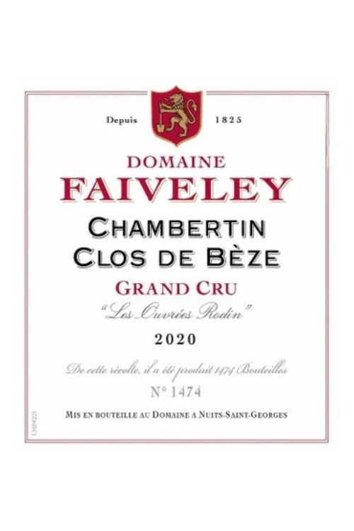 Domaine Faiveley, Chambertin-Clos de Bèze Les Ouvrées Rodin 2013 3x75cl