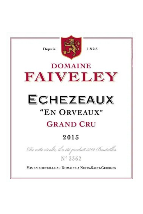 Domaine Faiveley Echezeaux en Orveaux, Grand Cru 2015 6x75cl