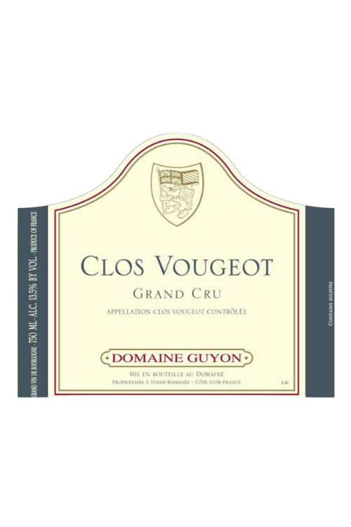 Domaine Jean-Pierre Guyon, Clos Vougeot Grand Cru 2021 1x75cl