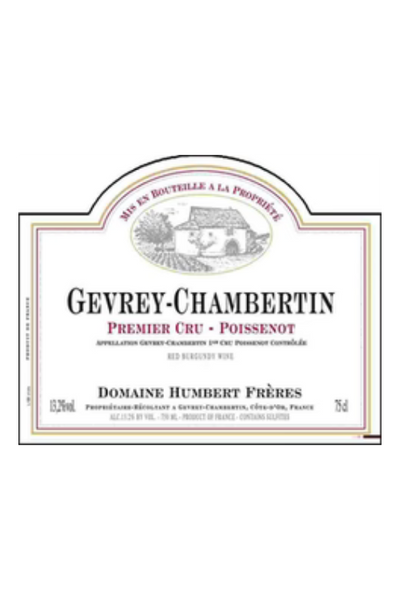 Domaine Humbert Frères, Gevrey-Chambertin 1er Cru, Poissenot 2005 12x75cl