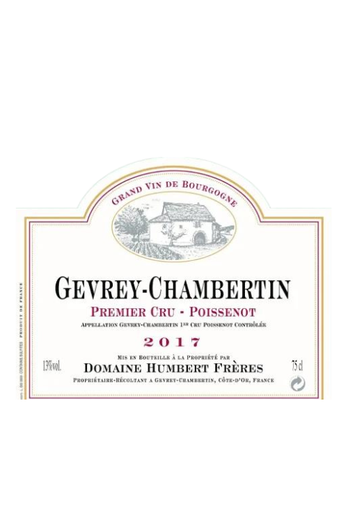 Domaine Humbert Frères, Gevrey-Chambertin 1er Cru, Poissenot 2011 3x150cl