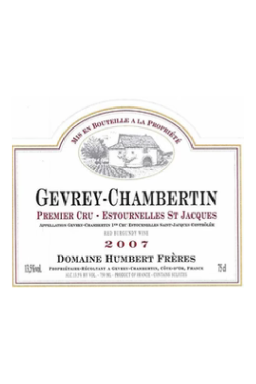 Domaine Humbert Frères, Gevrey-Chambertin 1er Cru, Estournelles St Jacques 2005 12x75cl