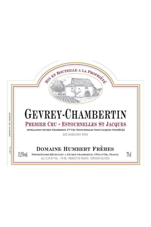 Domaine Humbert Frères, Gevrey-Chambertin 1er Cru, Estournelles St Jacques 2009 12x75cl