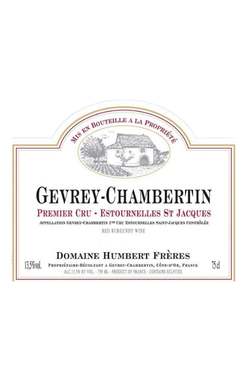 Domaine Humbert Frères, Gevrey-Chambertin 1er Cru, Estournelles St Jacques 2011 6x75cl