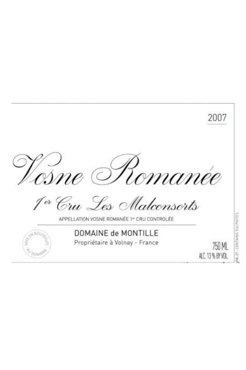 Domaine de Montille, Vosne-Romanée 1er Cru, Les Malconsorts 2008 6x75cl