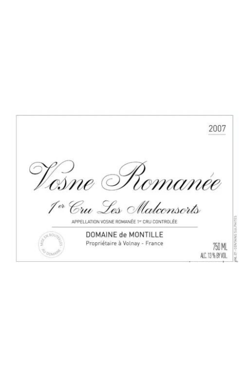 Domaine de Montille, Vosne-Romanée 1er Cru, Les Malconsorts 2011 6x75cl