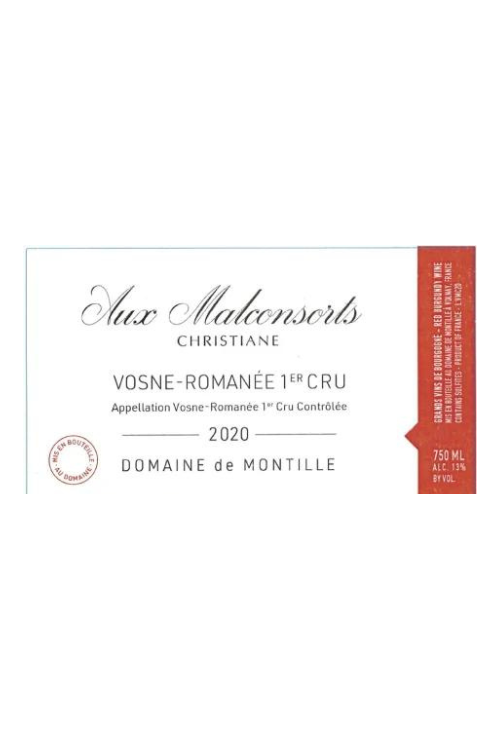 Domaine de Montille, Vosne-Romanée 1er Cru, Les Malconsorts, Christiane 2008 6x75cl