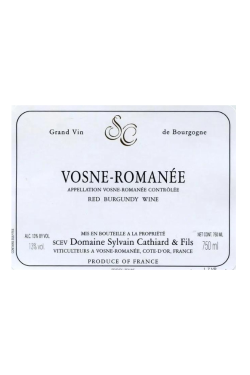 Domaine Sylvain Cathiard, Vosne-Romanée 1er Cru, Aux Malconsorts  2014 6x75cl