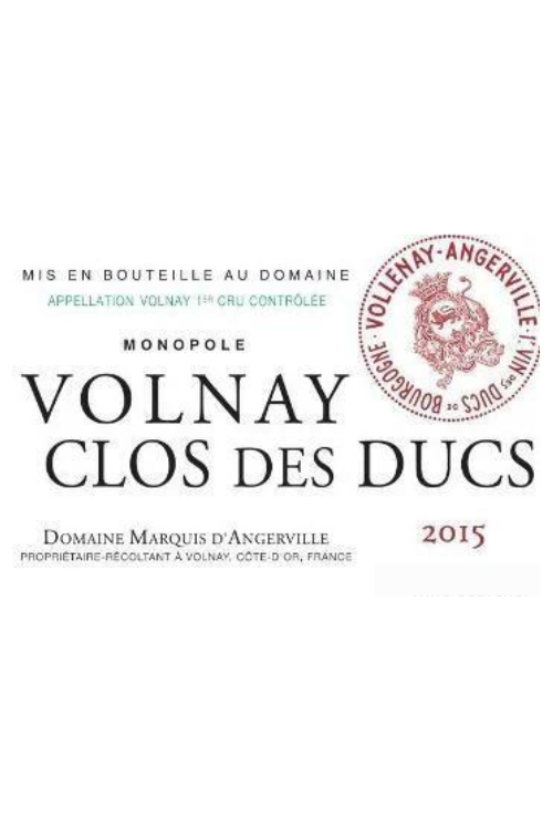 Domaine Marquis d'Angerville, Volnay 1er Cru, Clos des Ducs 2019 6x75cl
