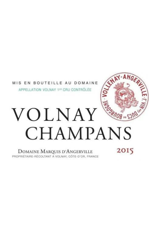 Domaine Marquis d'Angerville, Volnay 1er Cru, Champans 2005 12x75cl