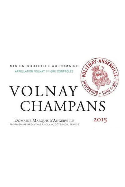 Domaine Marquis d'Angerville, Volnay 1er Cru, Champans 2005 12x75cl