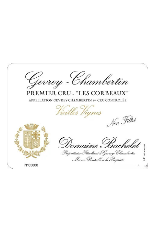 Domaine Denis Bachelet, Gevrey-Chambertin 1er Cru, Les Corbeaux, VV 2009 3x75cl