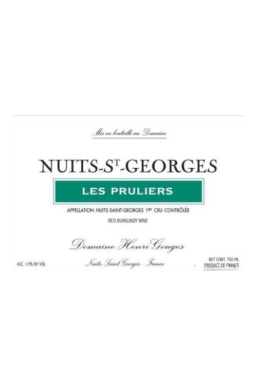 Domaine Henri Gouges, Nuits-Saint-Georges 1er Cru, Les Pruliers 2012 12x75cl