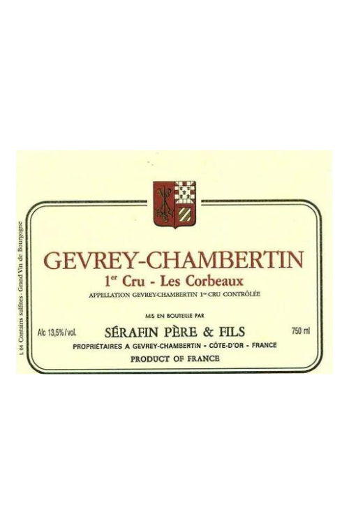 Serafin Pere & Fils Gevrey-Chambertin Premier Cru Les Corbeaux 2009 12x75cl