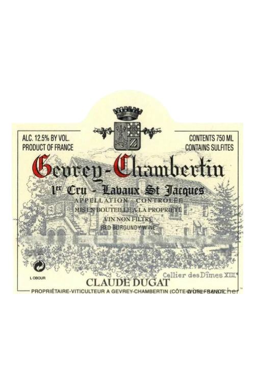 Claude Dugat Gevrey-Chambertin Lavaux Saint-Jacques Premier Cru 2017 6x75cl