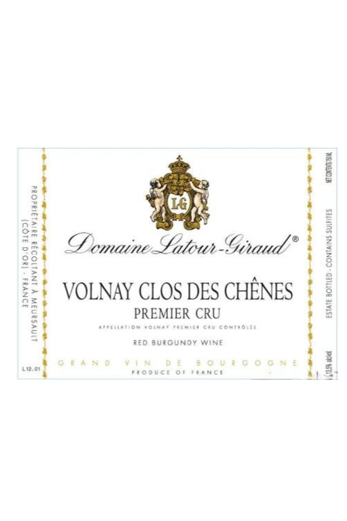 Domaine Latour-Giraud, Volnay 1er Cru, Clos des Chenes 2016 6x75cl