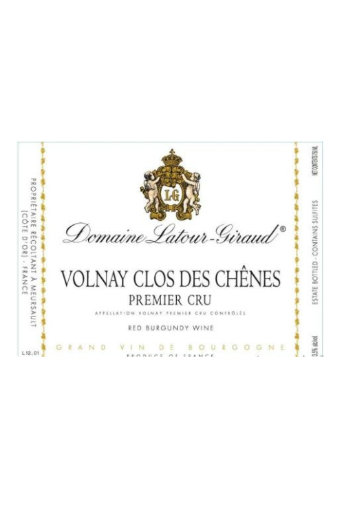 Domaine Latour-Giraud, Volnay Premier Cru, Clos des Chenes 2018 6x75cl