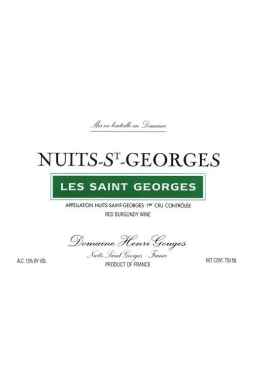 Domaine Henri Gouges, Nuits-Saint-Georges 1er Cru, Les Saint-Georges 1995 1x75cl