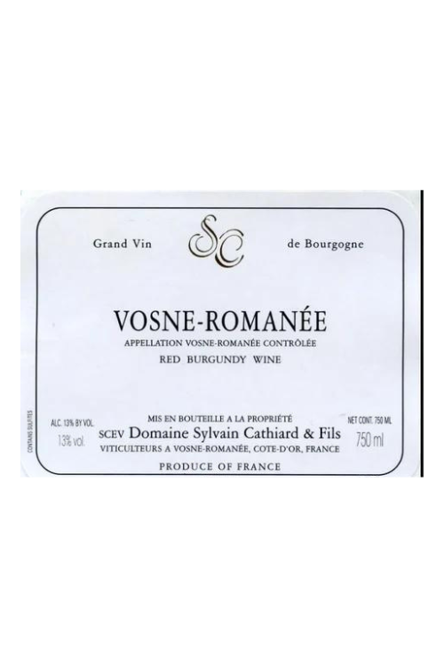 Domaine Sylvain Cathiard, Vosne-Romanée 2020 6x75cl