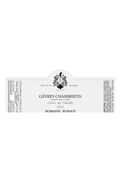 Domaine Ponsot, Gevrey-Chambertin, Cuvée l'Abeille 2021 3x75cl