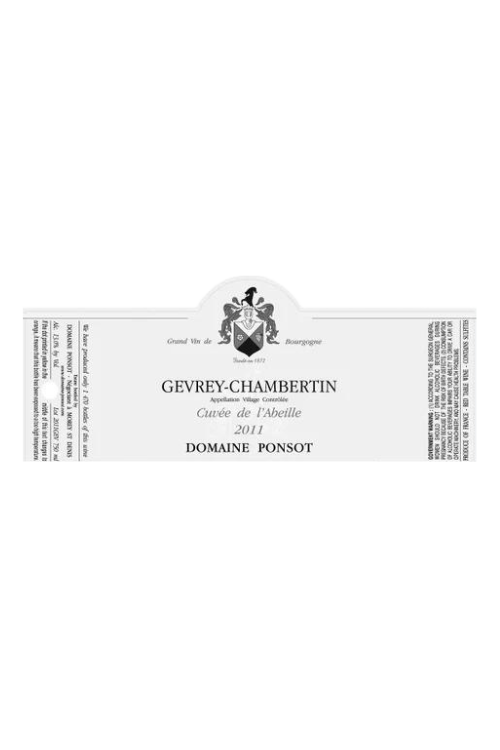 Domaine Ponsot, Gevrey-Chambertin, Cuvée l'Abeille 2022 6x75cl