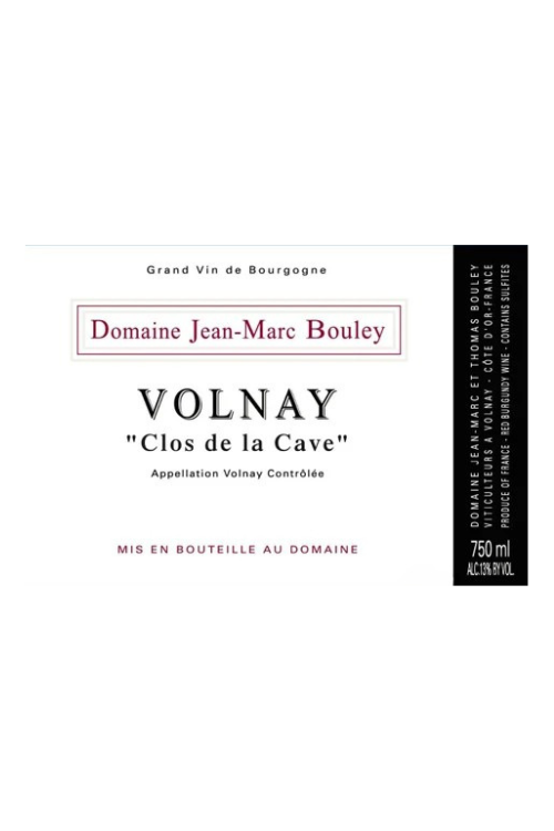 Domaine Jean-Marc Bouley Volnay Clos de la Cave 2017 6x75cl