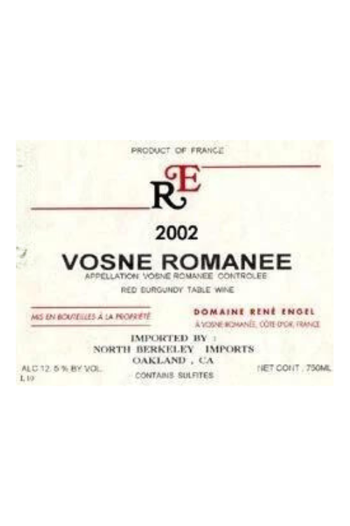 Domaine Rene Engel Vosne-Romanee 1997 1x75cl