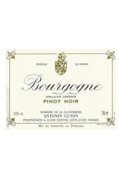 Domaine Jean-Pierre Guyon, Bourgogne, Rouge 2022 6x75cl